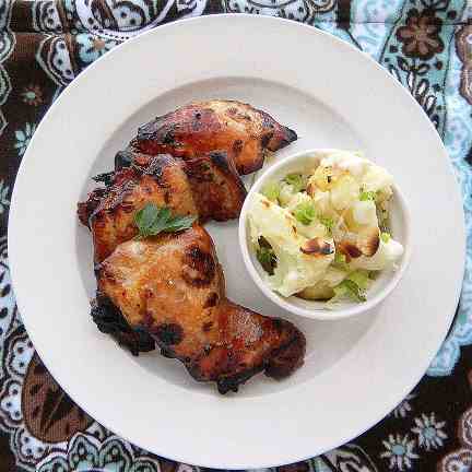 Oven barbecued chicken 