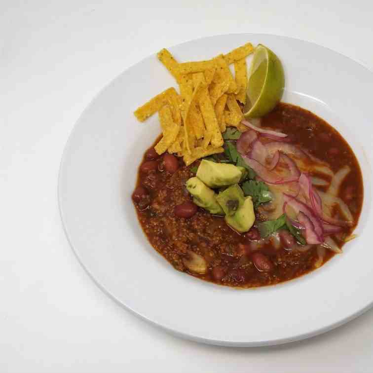 Quinoa and Red Bean Chili