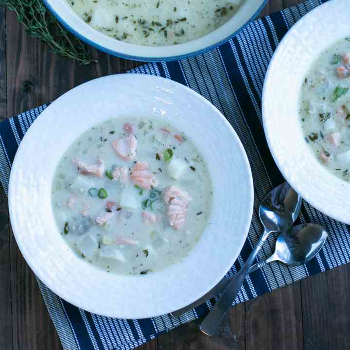 Paleo Salmon Chowder