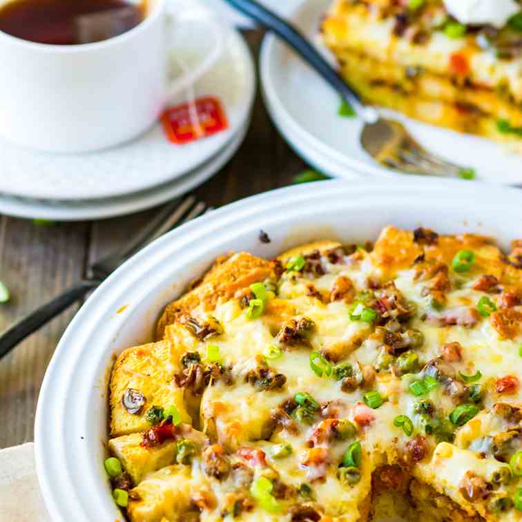 Spiced Breakfast Egg Casserole