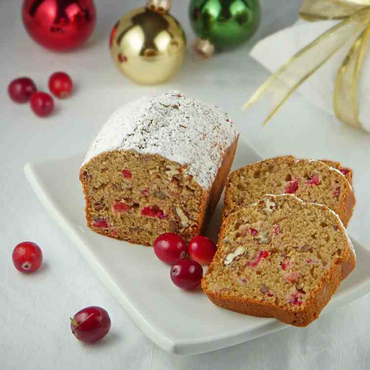 Cranberry Applesauce Bread