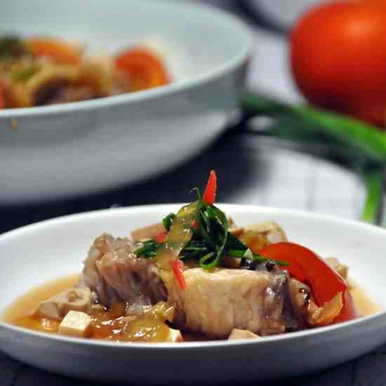 Steamed Rock Grouper with Fresh Nutmeg