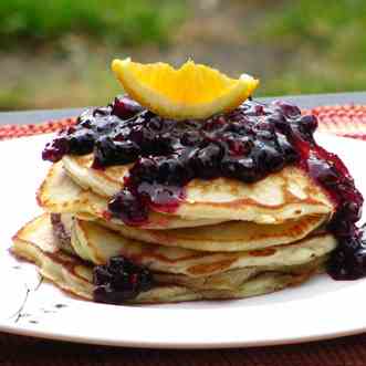 Quick Huckleberry Sauce.