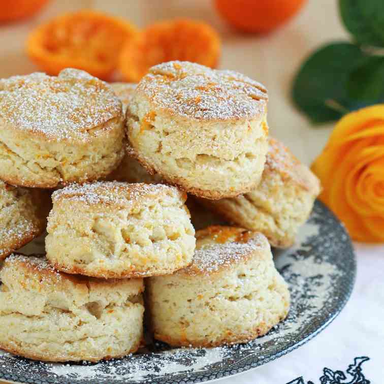 Fragrant Orange English Scones