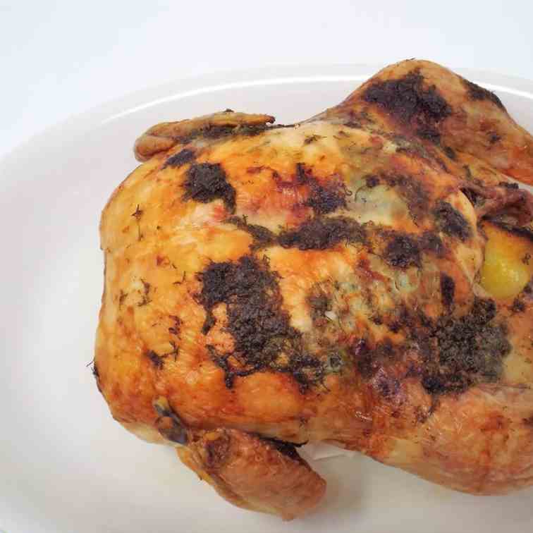 Lemon and Dill Roasted Chicken