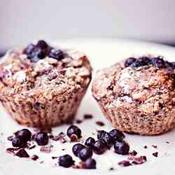 Mini Gluten-Free Vegan Blueberry Muffins