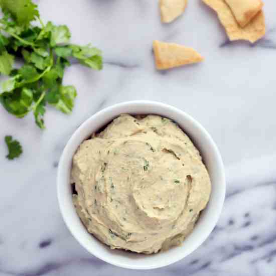 Cilantro Jalapeño Hummus