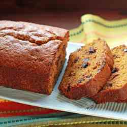 Pumpkin Bread with Chocolate Chips