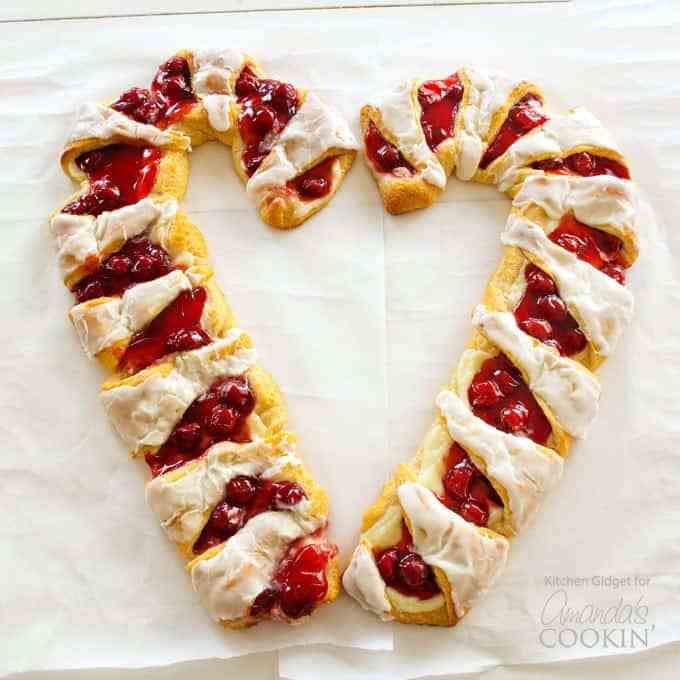 Candy Cane Danish