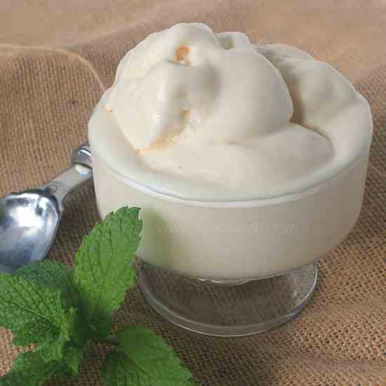 One pot coconut ice cream