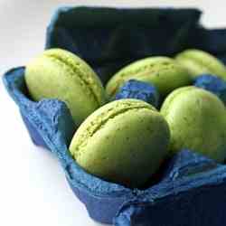 Pandan Coconut Macs