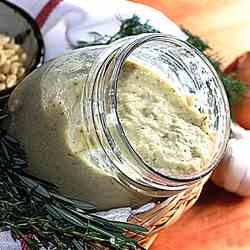 Roasted Pine Nuts and White wine creamy sauce