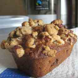 Banana, date & pecan mini loaves