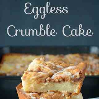 Eggless Crumble Cake