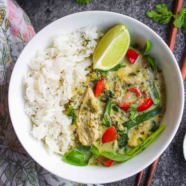 Low FODMAP Thai Green Curry