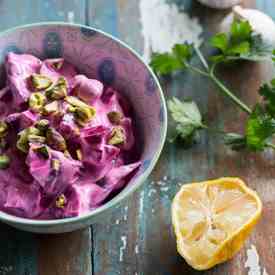 Pantzarosalata or greek beetroot salad