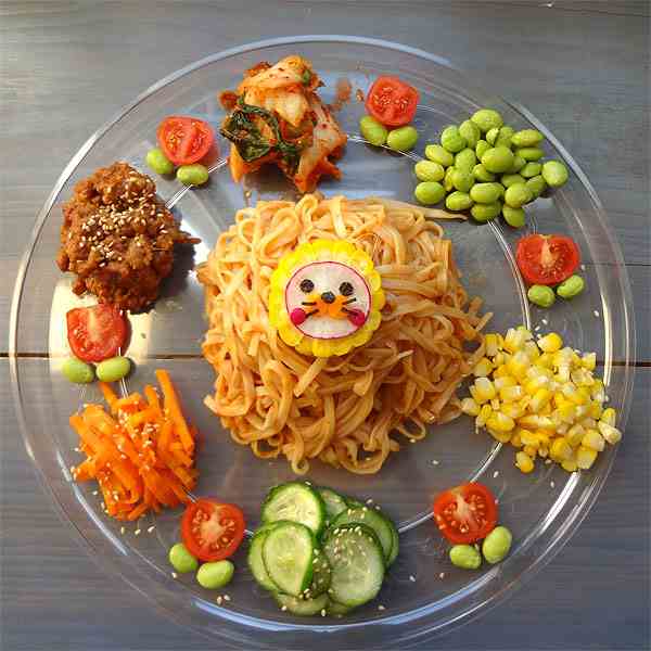 Korean Rice Noodle Salad