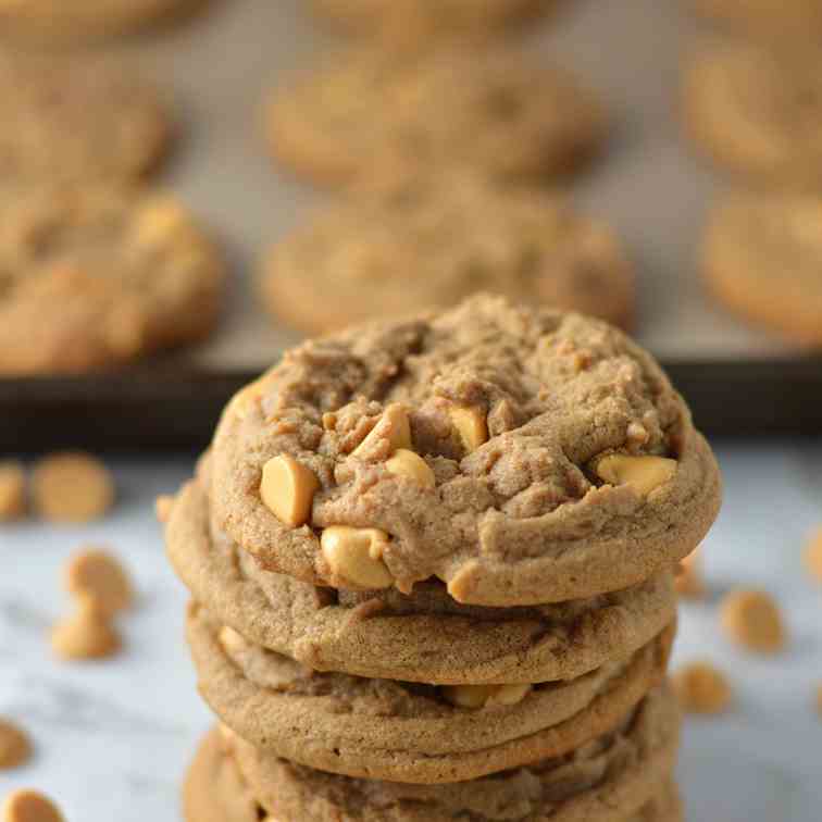 Nutella Peanut Butter Chip Cookies