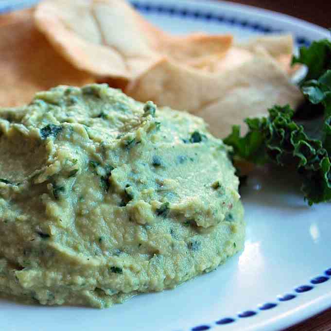 Lemony Kale Hummus