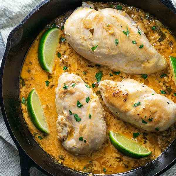 Creamy - Smoky Cilantro Lime Chicken