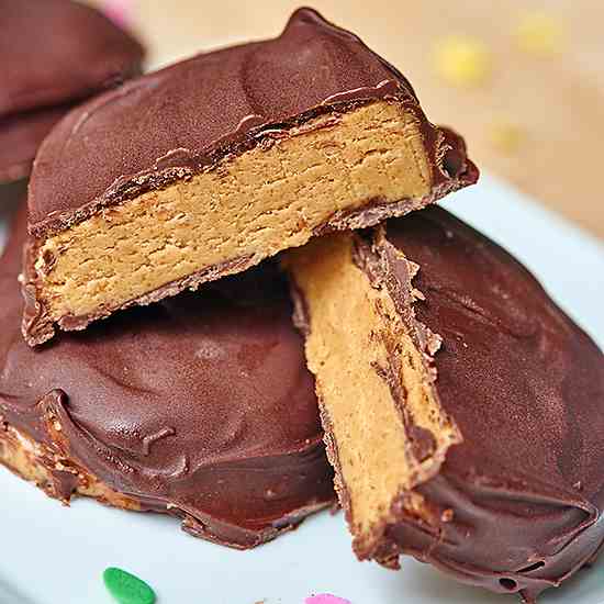 Chocolate Covered PB Eggs