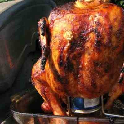 Smoked Beer Can Chicken