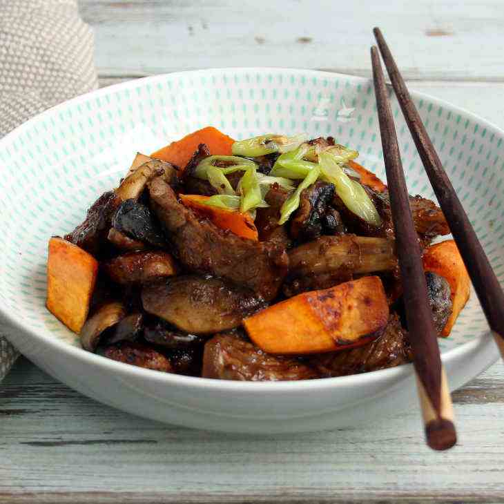 AIP Beef Teriyaki Recipe with Sweet Potato