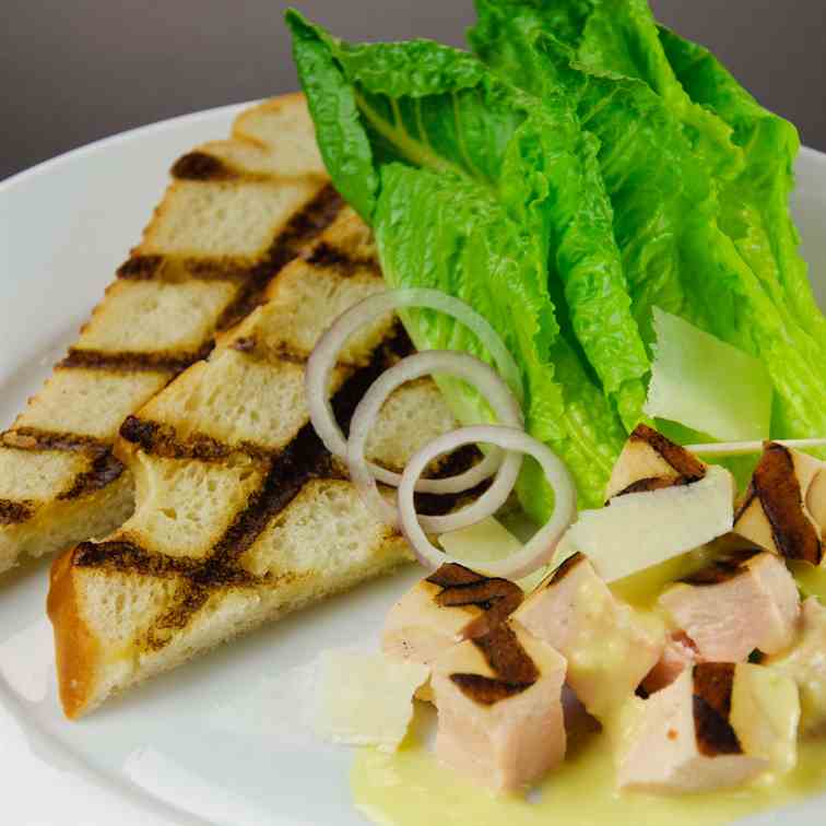 Deconstructed Chicken Caesar Salad