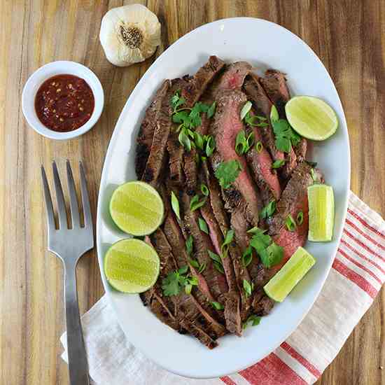 Thai-style grilled flank steak