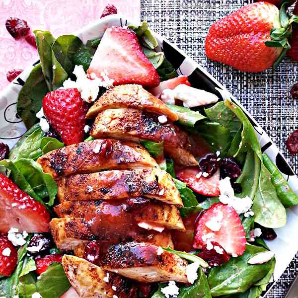 Blackened chicken salad