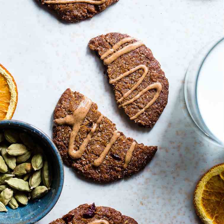 Orange Cardamom Paleo Cookies