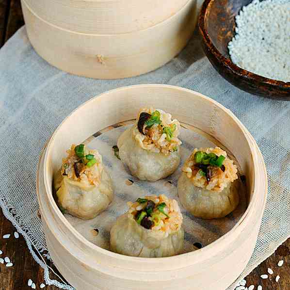 STICKY RICE MUSHROOM SHUMAI