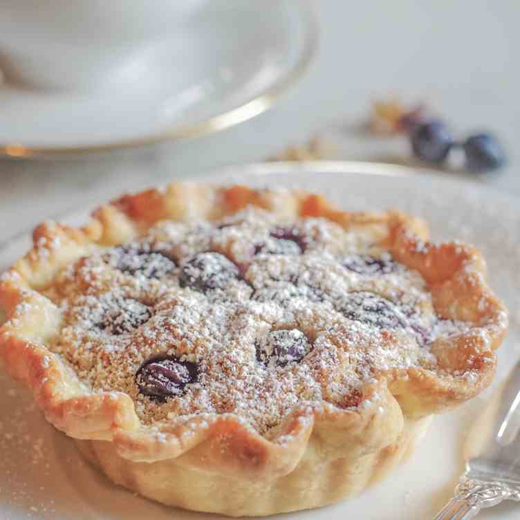 Mini Almond Blueberry Tart