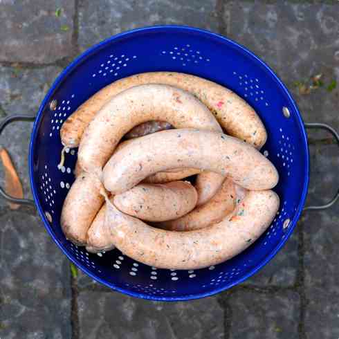 Home made sausages!