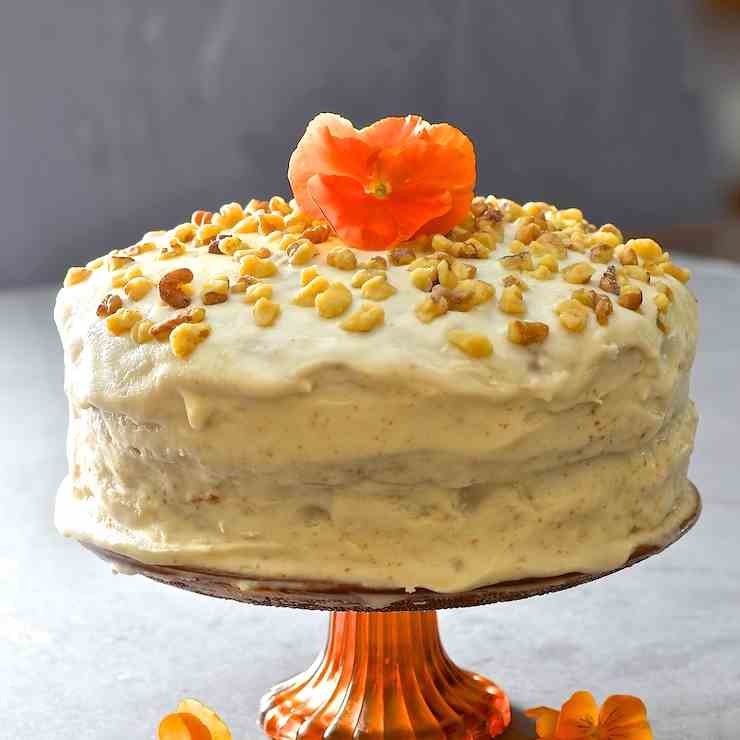 Maple Walnut Cake 