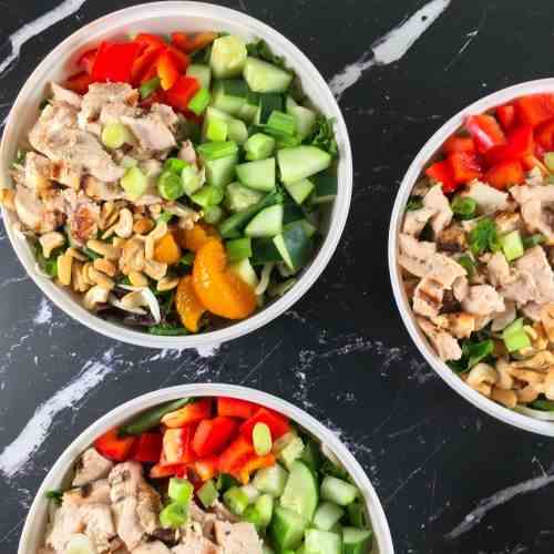 Chicken Salad with Lemon-Ginger Dressing 