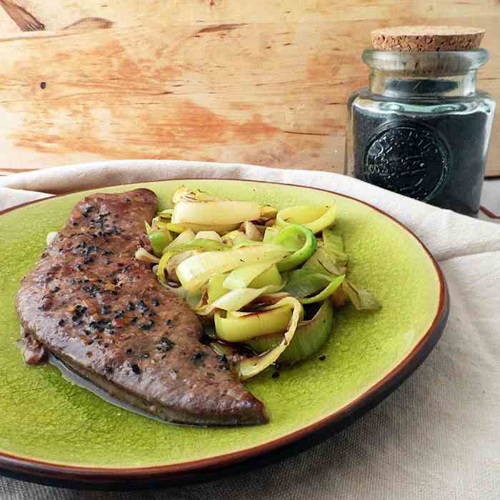 Liver with Leeks 