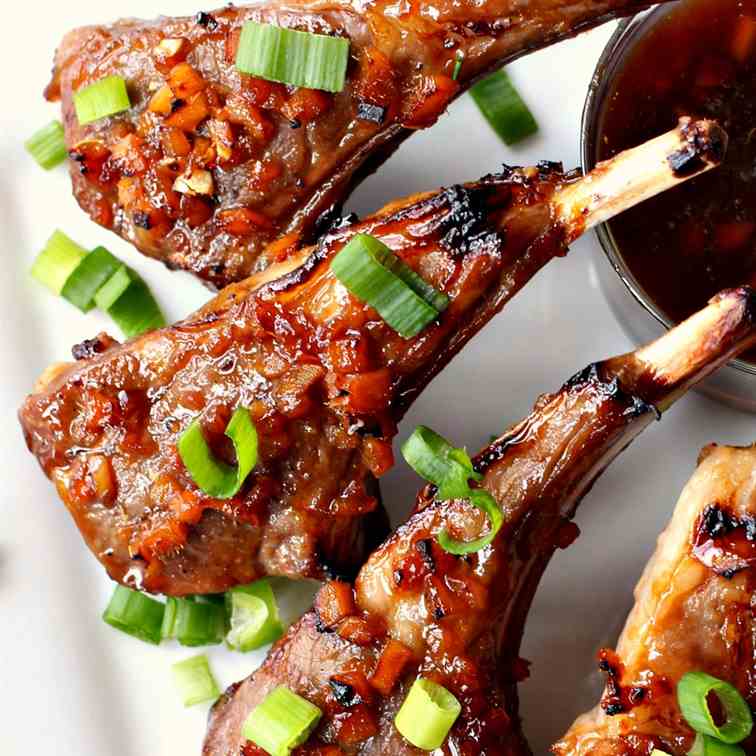 Hard Cider Lamb Chops