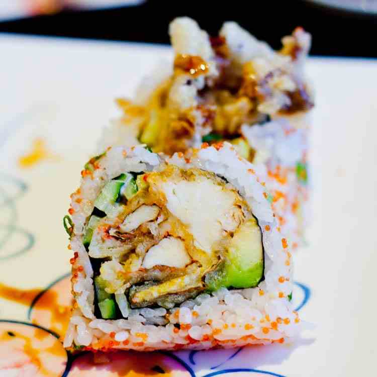 Spider Roll with Soft Shell Crab