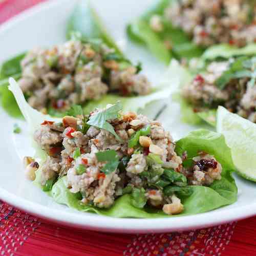 Spicy Thai Chicken Laab Salad