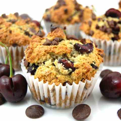 Cherry Chocolate Chip Muffins