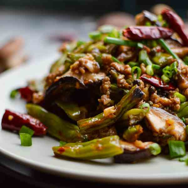 Dry Fried Green Beans and Pork