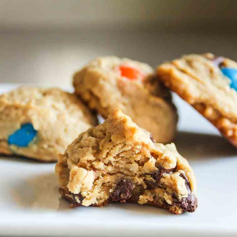 Chewy Monster Cookies