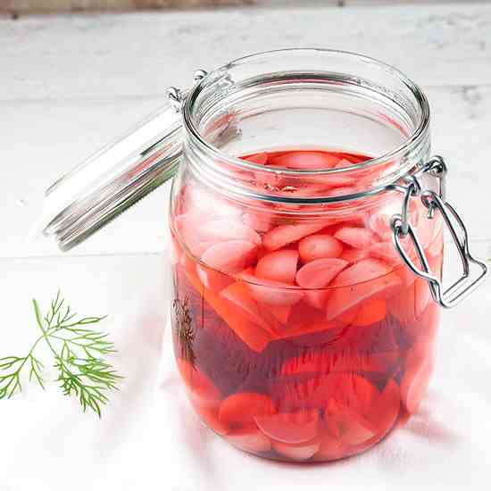 Pickled radishes