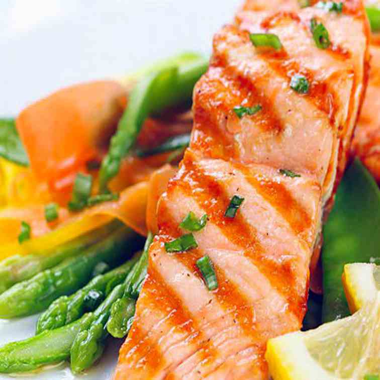 Salmon and Asparagus Salad