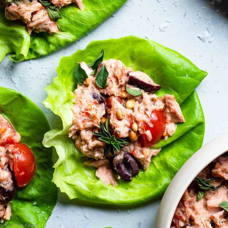 Low Carb Mediterranean Tuna Salad