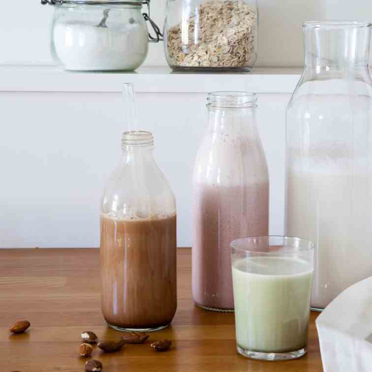 Almond Milk, Three Ways