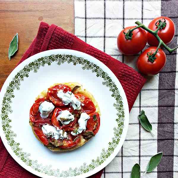 Campari tomato tart