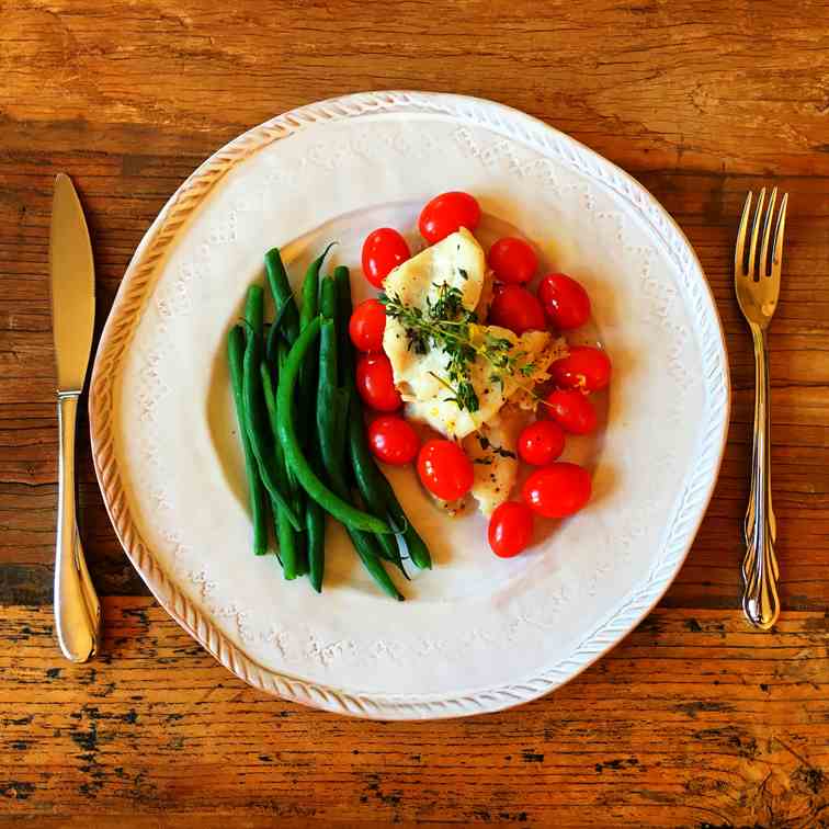 Baked Fish with Thyme