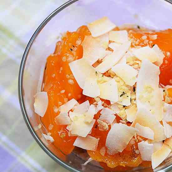 Persimmon Banana Chia Pudding